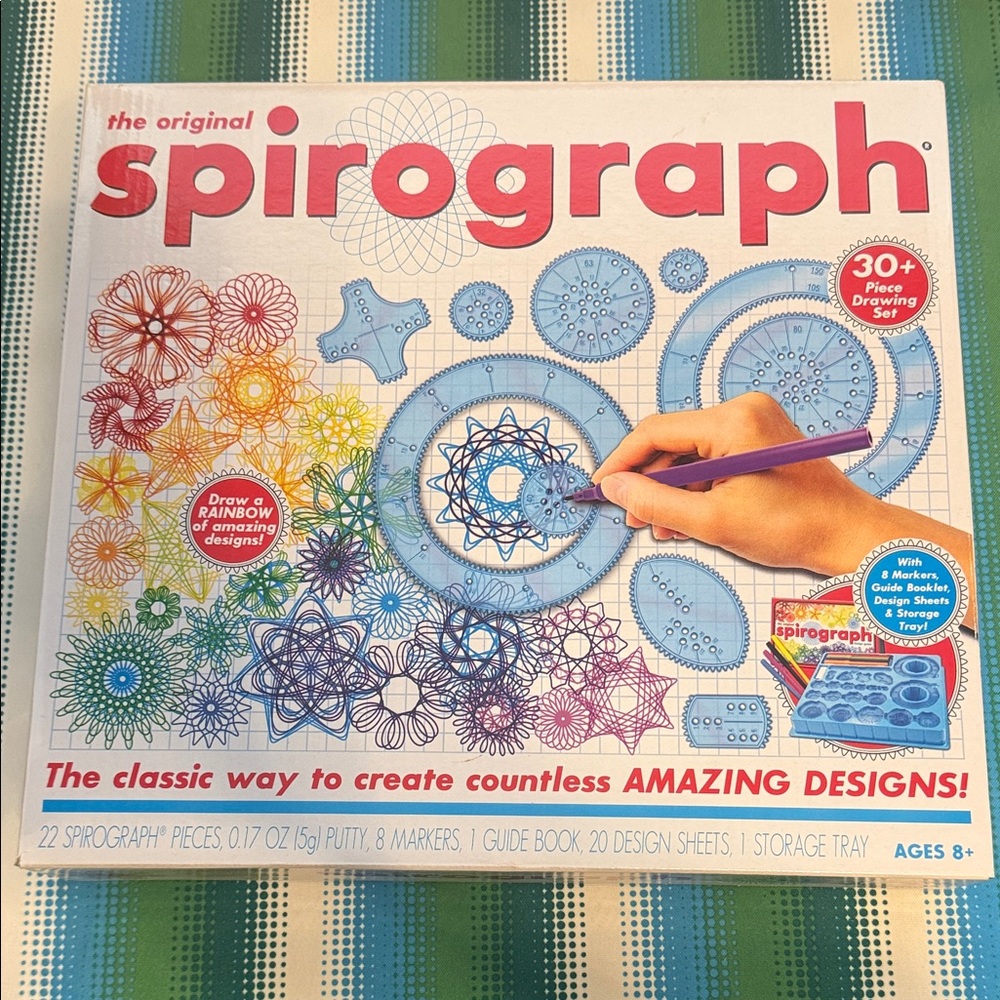 Hasbro Spirograph Art Set - Blue, Red, Yellow, Purple, Green